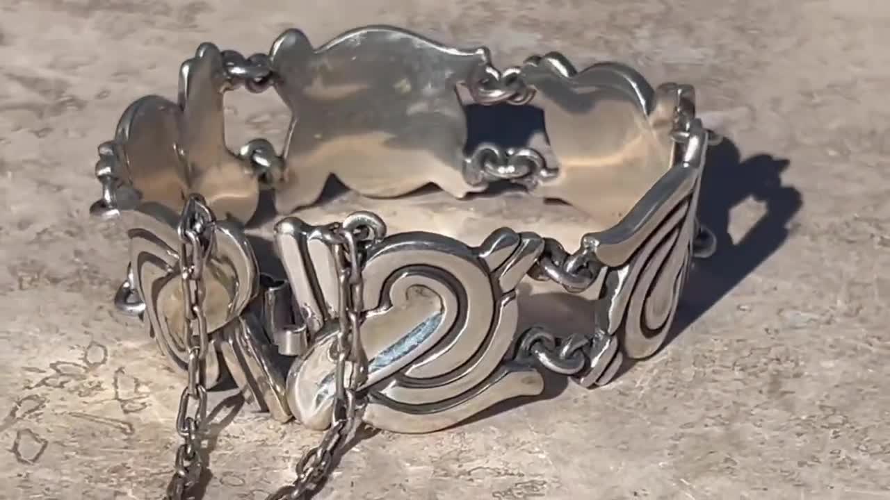 Pedro Castillo ~ Vintage Taxco Mexico Sterling Silver Heavy Link