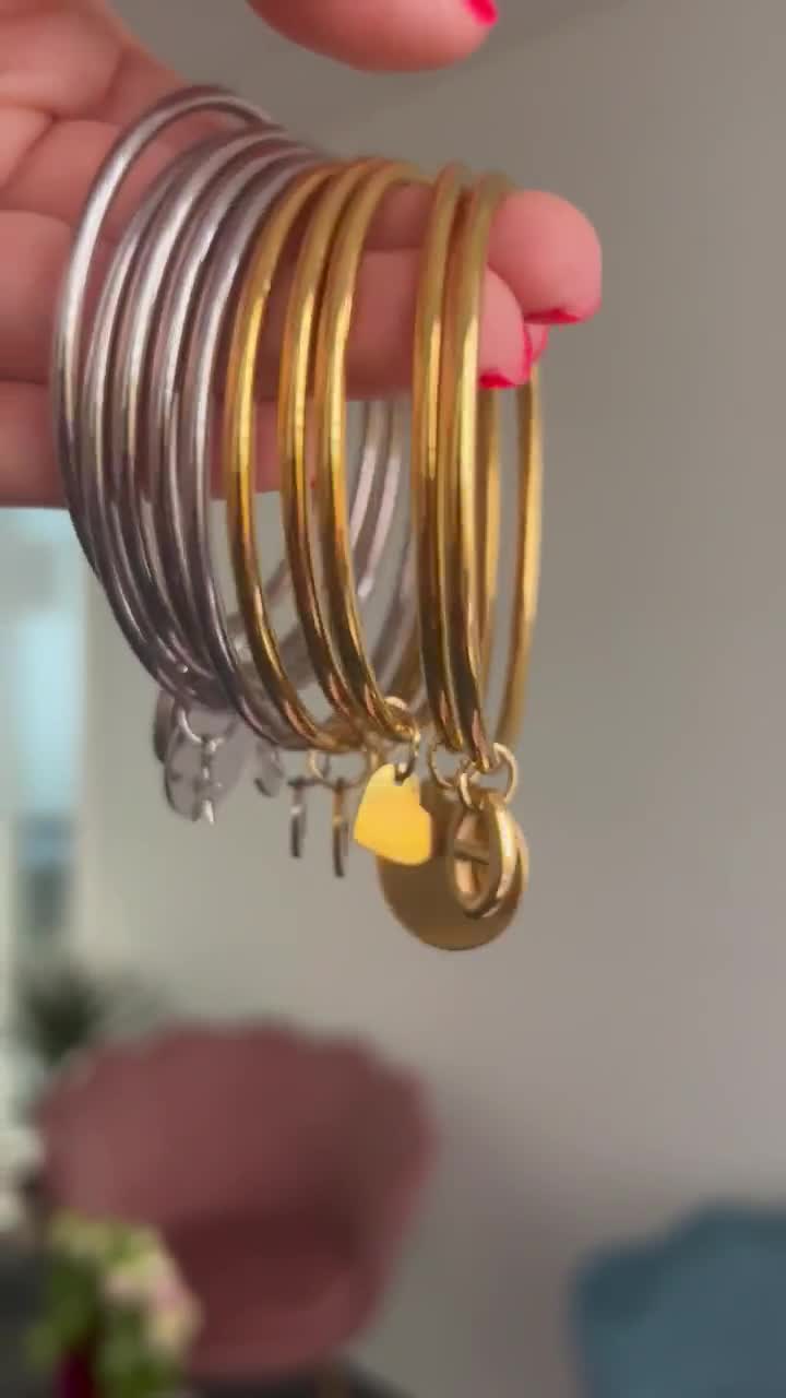 Bracelet Multi-breloques Lisse Doré | Accessoires | FR