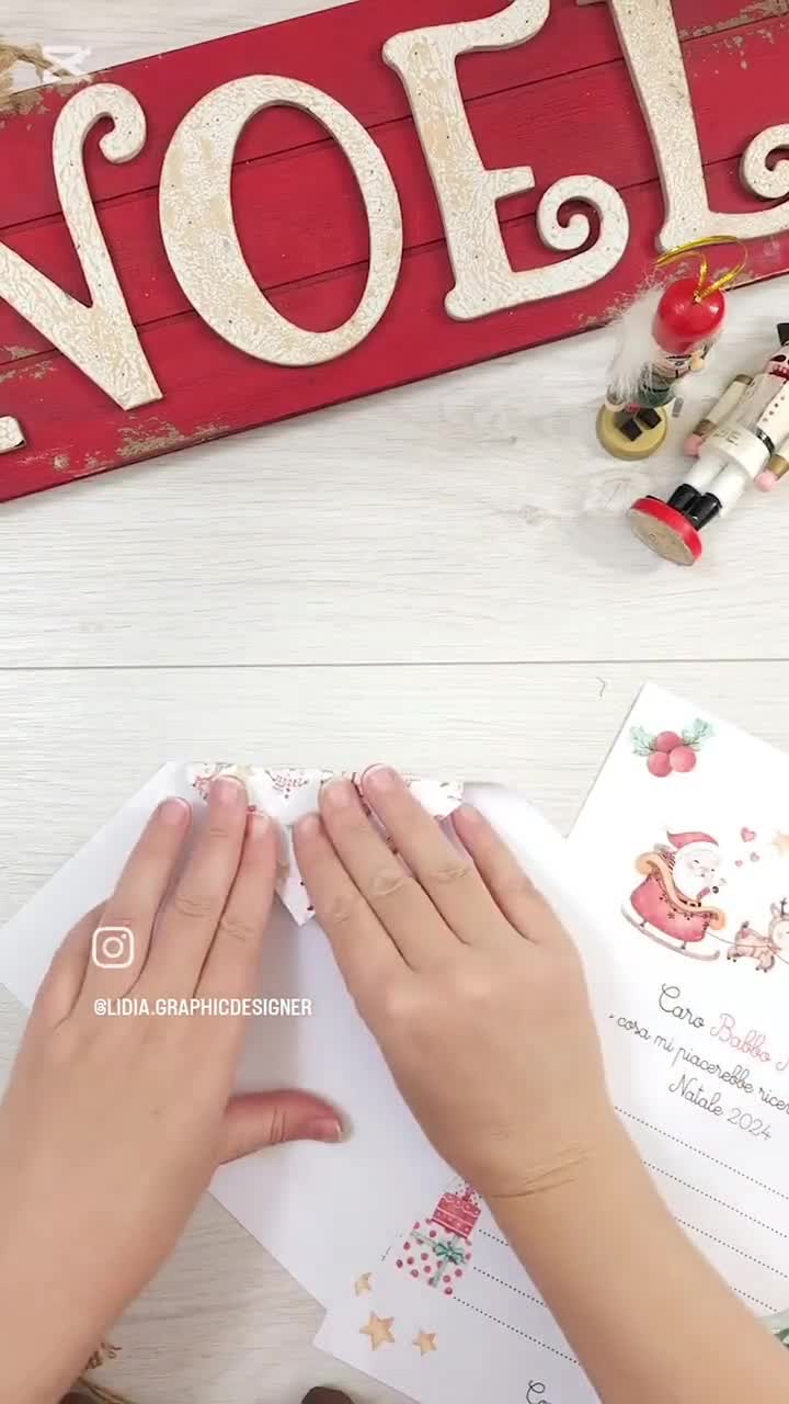 Toptime Carta Regalo Natalizia 6 Fogli 70x50 Cm - Design Babbo Natale, Pupazzi E Alberi - Rosa E Kraft