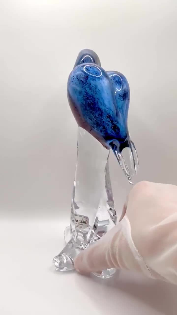 Marcolin Art Crystal マルコリン クリスタル ボート 船 青 Marcolin