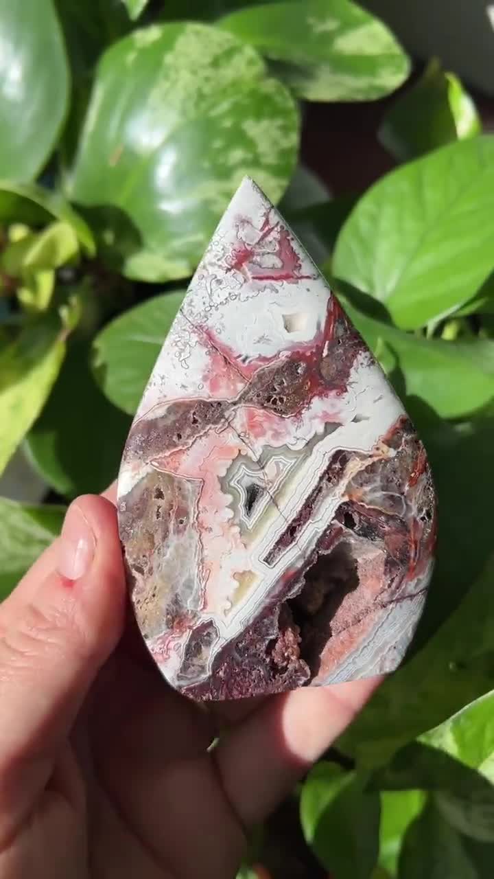 Druzy Mexican Crazy Agate Free Form | Mexican Lace Agate | Druzy