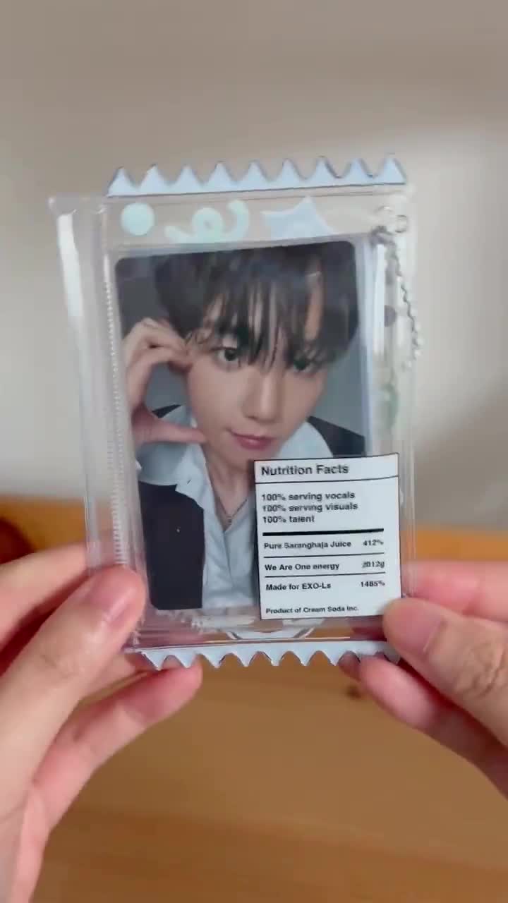 EXO Saranghaja Sprite Mini-pouch | EXO Photocard Holder - Etsy