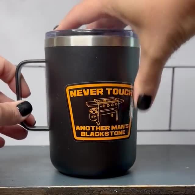 BBQ Vinyl Sticker, Never Touch Another Man’s Blackstone (3.5in Waterproof Decal) video poster