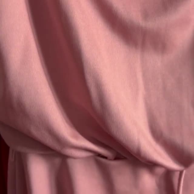 sparkly pink dress Reana A-Line Pink Sequin Tiered Homecoming Dress