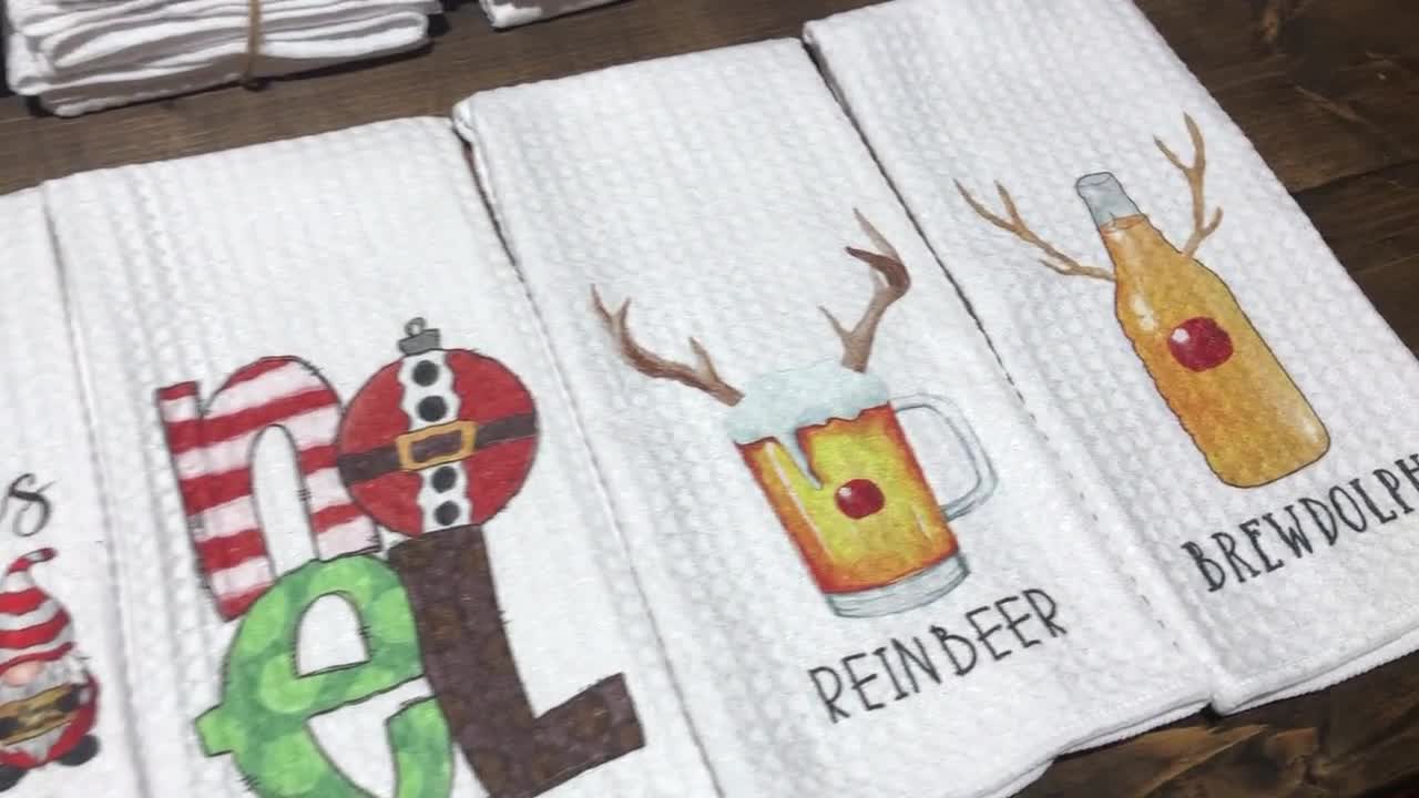 Christmas Hand Towels Truck Christmas Tree Kitchen - Temu