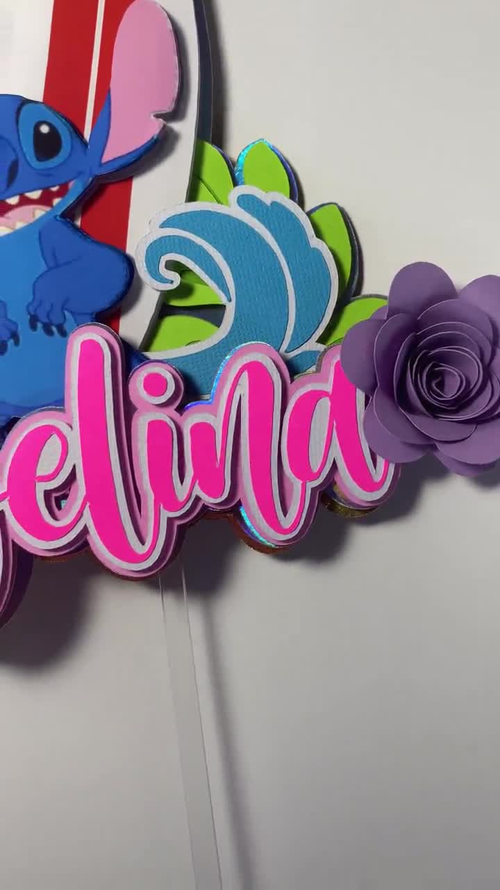 Stitch Cake Topper, Lilo and Stitch Caketopper, Stitch Party, Hawaiian  Party Decorations, Luau Party Decorations, Lilo and Stitch Birthday -   Australia