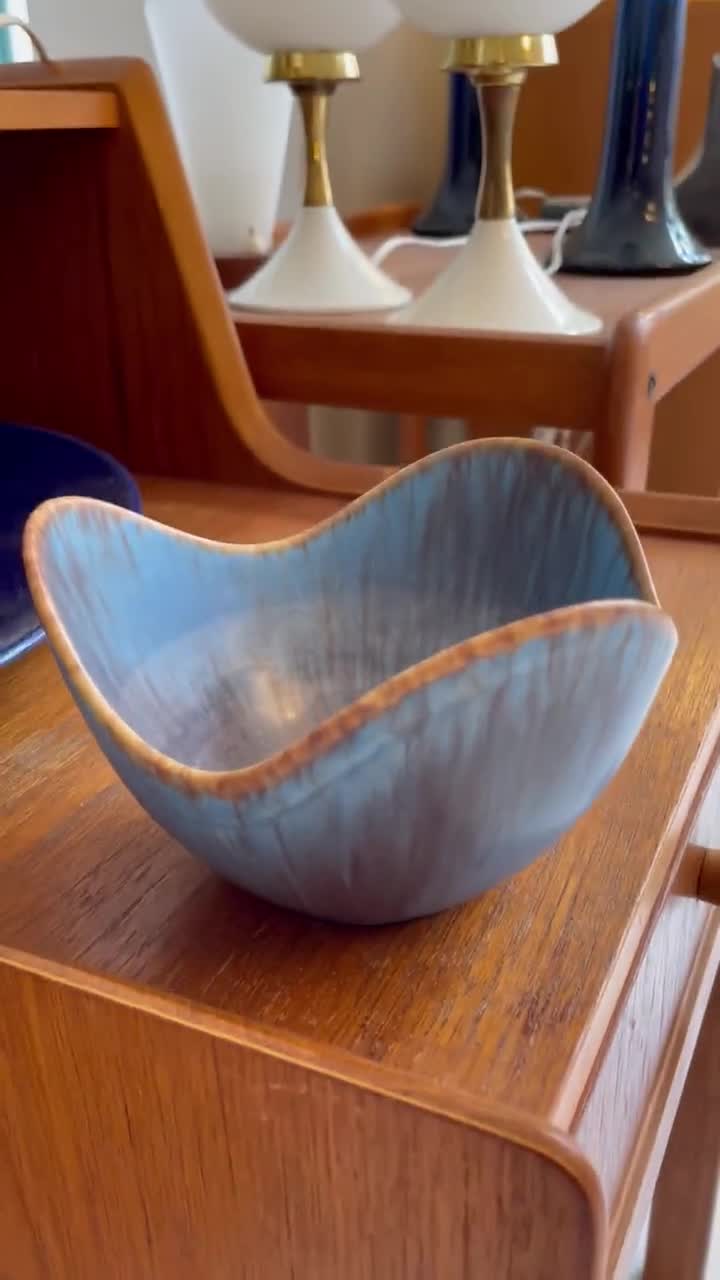 Gunnar Nylund Ashボウル Rorstland Gunnar Nylund ASH Bowl Rörstrand Sweden Scandinavian 1950s