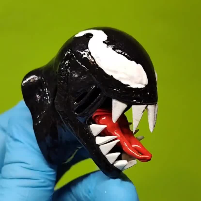 Venom Furniture Pull Knob - Soft Teeth! - Marvel Superhero Room