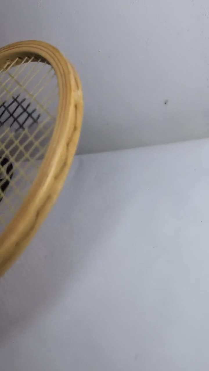 Raquette De Tennis Ancienne SNAUWAERT Aquamarine - état Exceptionnel