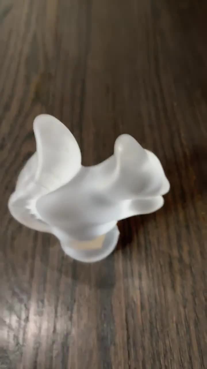 Cristal De Sevres Frosted Crystal Squirrel - Made in France 4