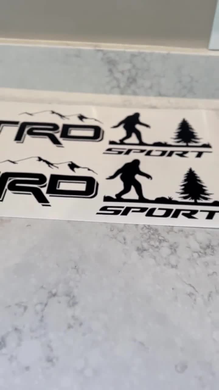 Toyota TRD SPORT Decals Fishing / Hunting / Sports / Outdoors