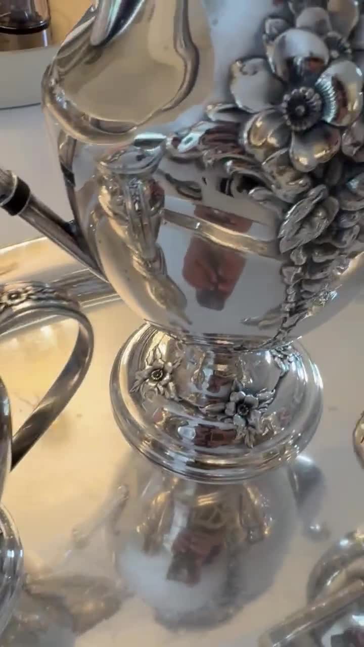 Holmes & Edwards “spring Garden” Silver Plate Tea Service - Etsy