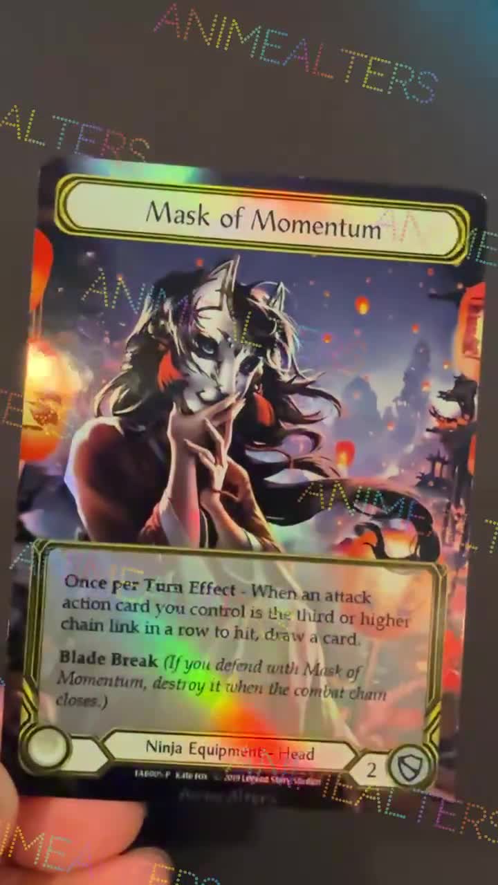 Mask of Momentum - Equipment Proxy Alter - Flesh and Blood