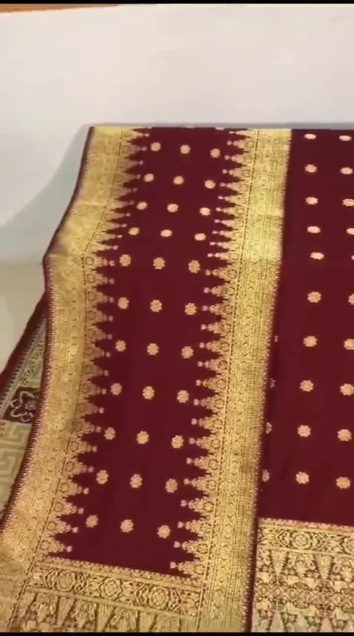 Tessuto di seta Songket Palembang, scialle Sarong intrecciato a mano indonesiano video poster