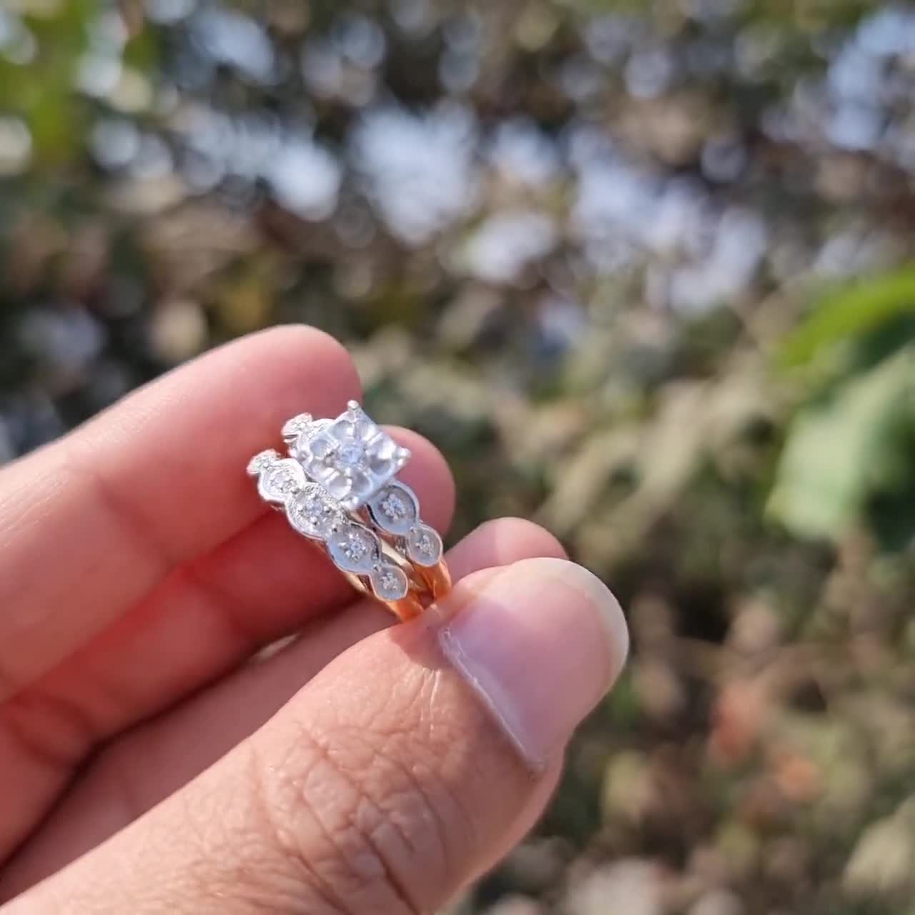 vintage engagement 1950s wedding band