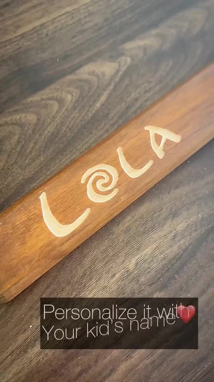 Handmade Wood Paddle: Engraved Oar, Kids, Cosplay, Costume Prop (4