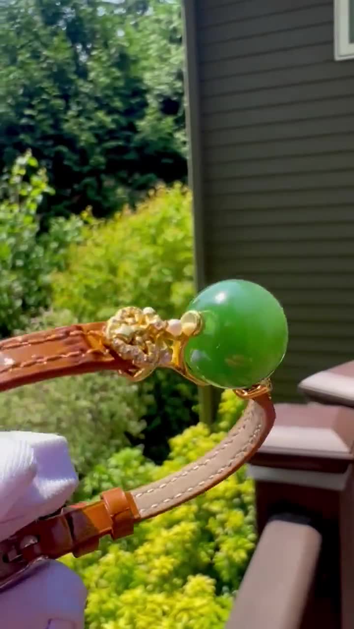 本翡翠、アップルグリーンブレスレット 本翡翠、アップルグリーンブレスレット アクセサリー