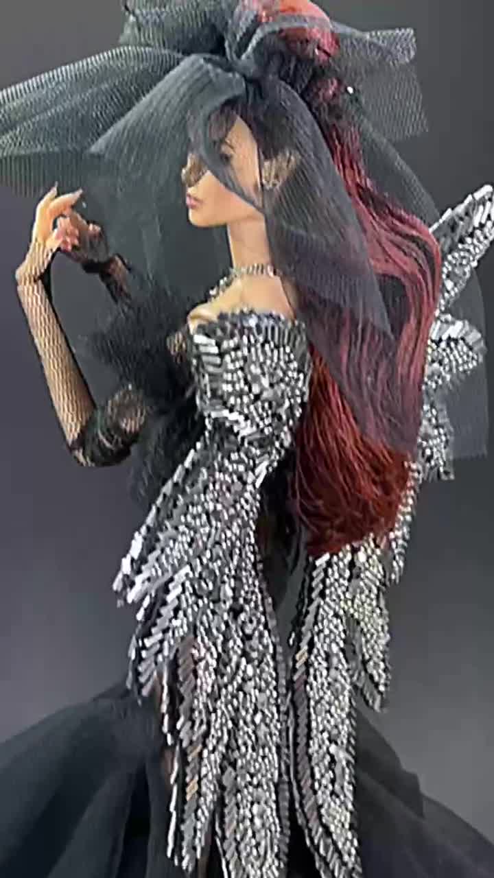 Dark Angel Dress With Wings for Integrity Toys Fashion