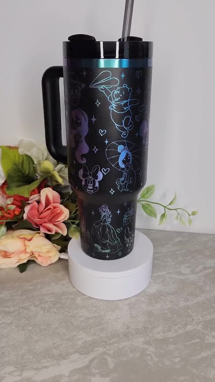40oz Disney Laser Engraved Authentic Stanley Quencher H2.0