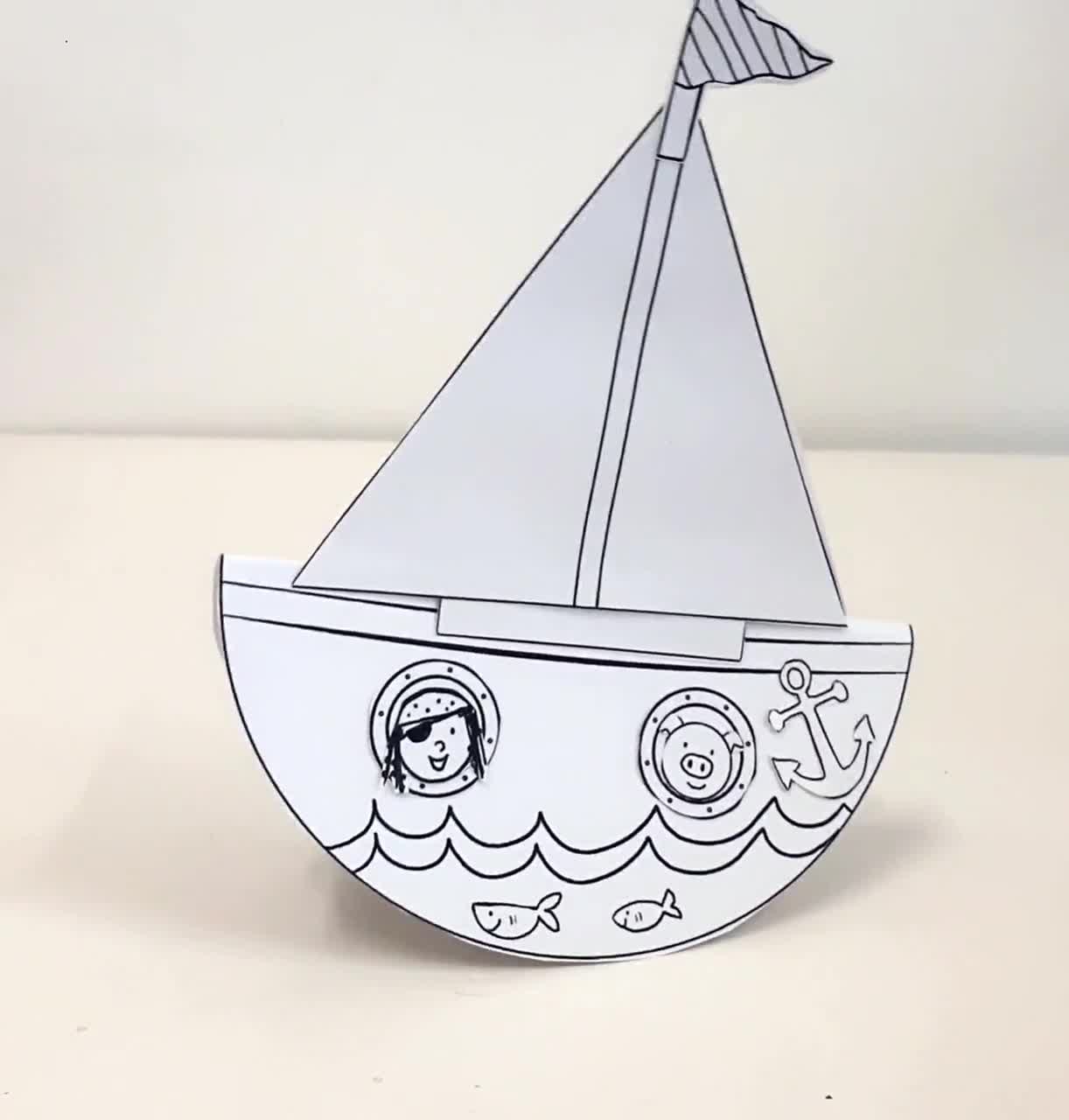 Anchor and Rope Boat Boating 1/2 (0.5) Scrapbooking Crafting