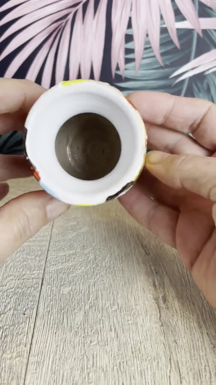 レトロなイタリア製ミッドセンチュリーモダンセラミック花瓶 - Etsy 日本