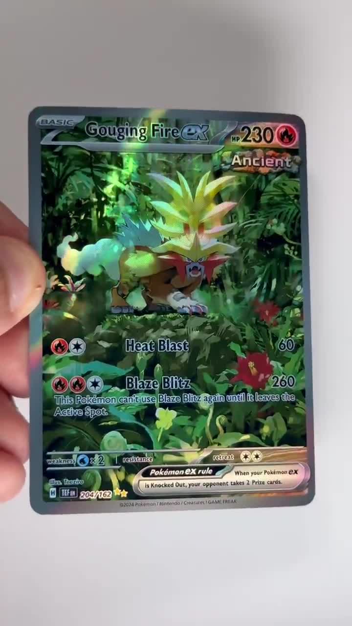 gouging fire pokemon card value ex 188/162 Future Pokmon ex Charge into Battle Gouging Fire ex #12 Prices