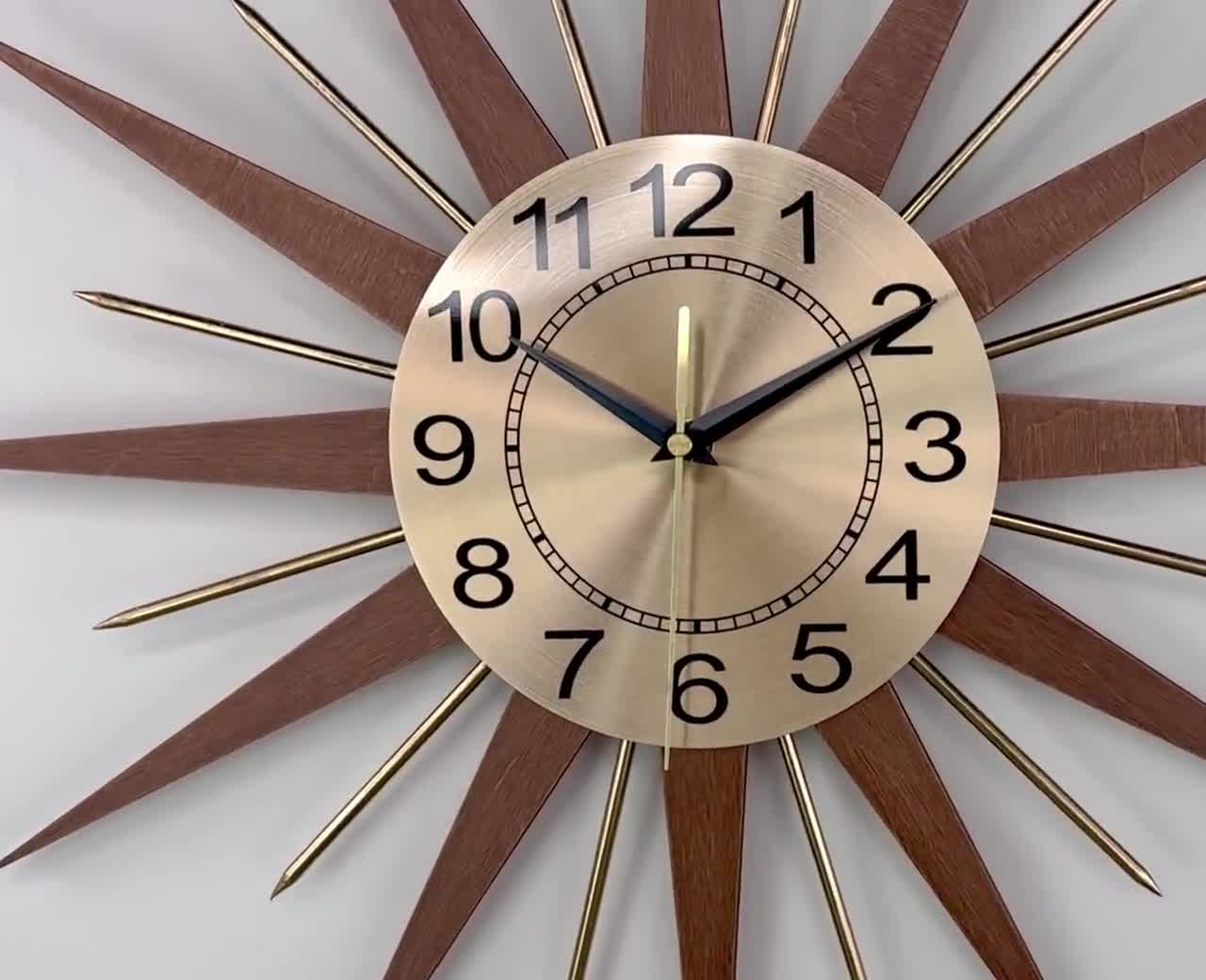 Starburst Wall Clock: 21