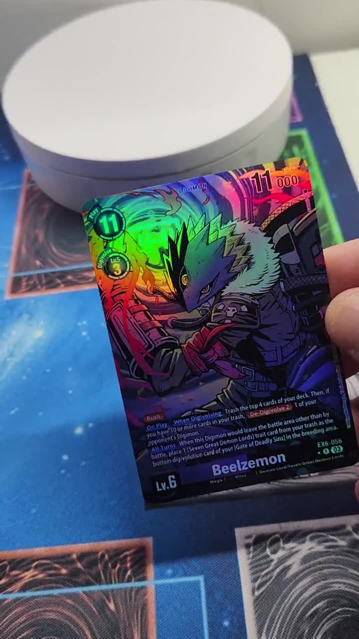Beelzemon Alt Art Ex6-056 Digimon Proxy - Etsy