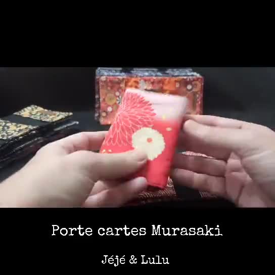Porte-carte Murasaki en tissu - Jéjé & Lulu
