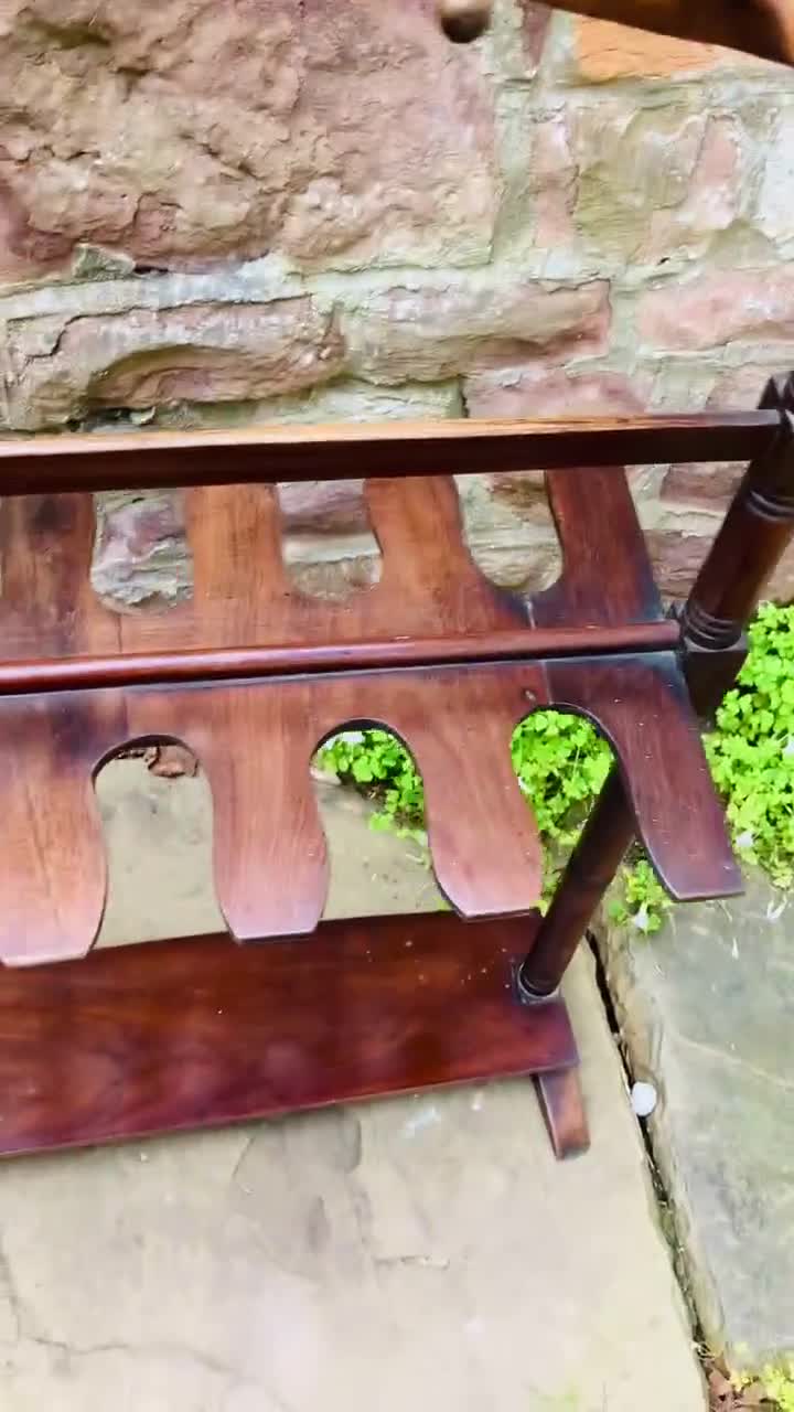 A Boot Rack, Antique, 19th Century, Country House, Mahogany. - Etsy