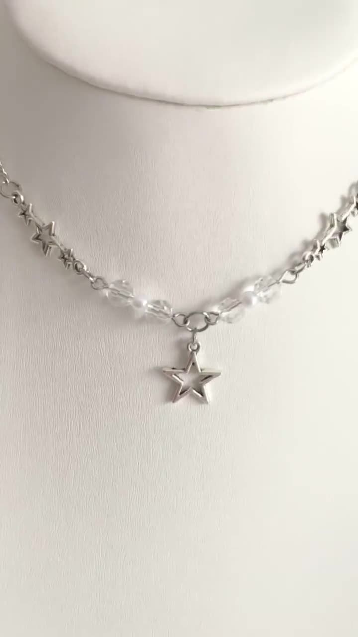 ☆ENGBROX☆ silver925 asteroid star beads necklace EBNL24072 asteroid star beads necklace - ENGBROX | 60% - Asian Fashion
