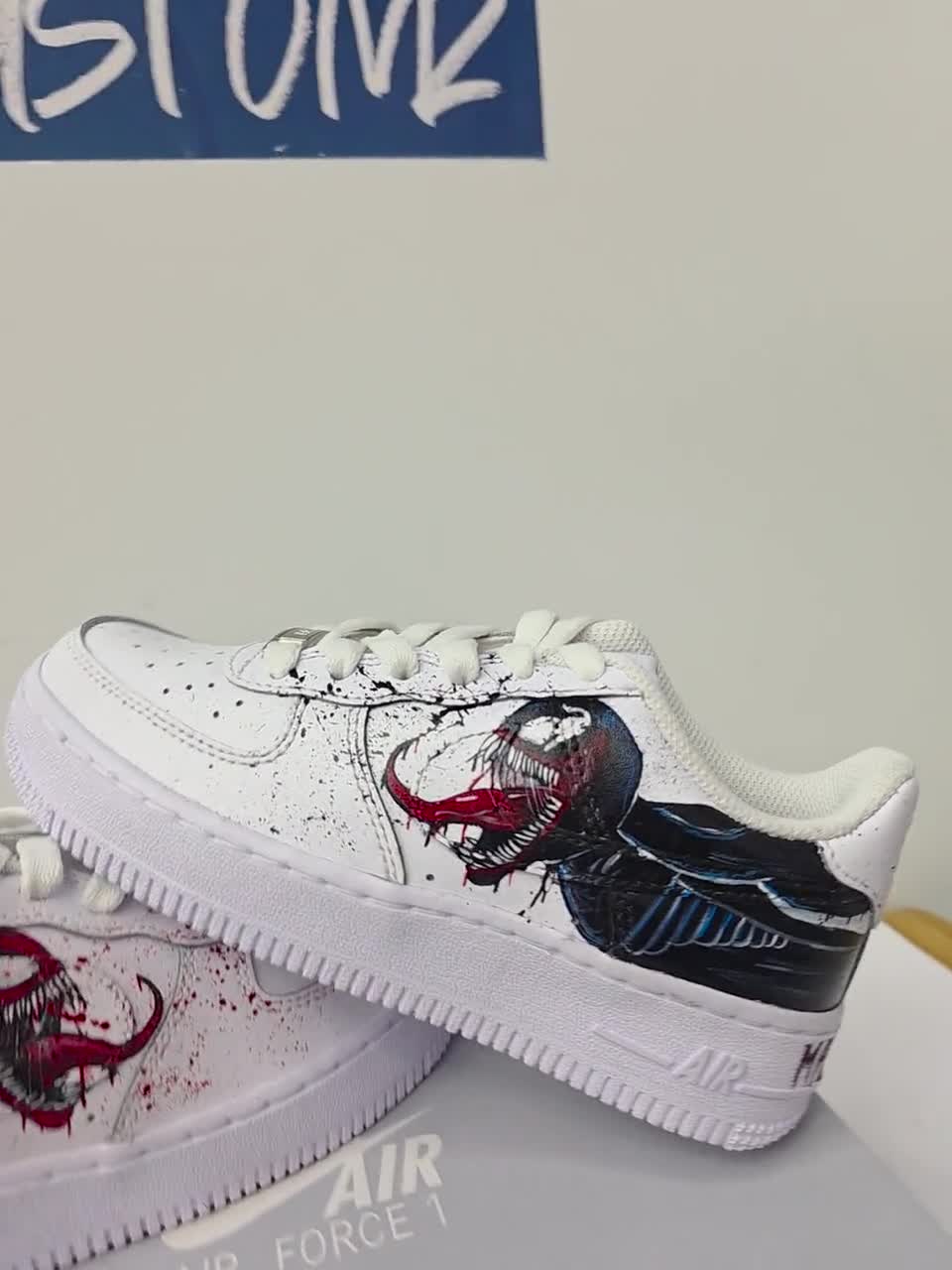 Personalised Custom Hand Painted Air Force 1s - Etsy