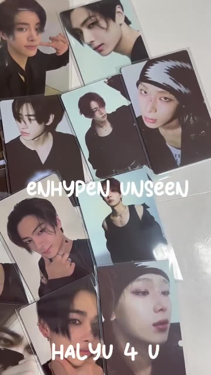 ENHYPEN JAY EXHIBITION UNSEEN Photocard Complete Set of 7