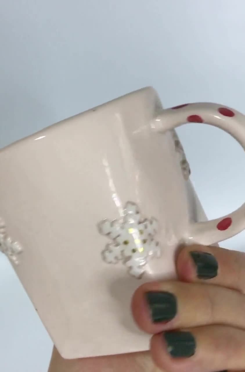 Handcrafted Christmas Tree Ceramic Coffee Mug - Unique Holiday Drinkware  Gift – Enjoy Ceramic Art