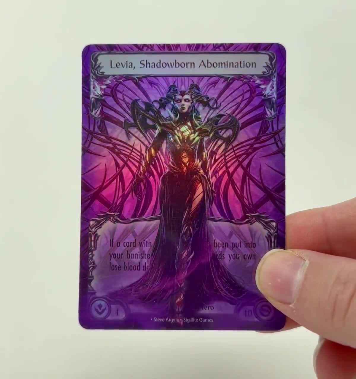 Levia Redeemed Blasmophet Consumed Legendary Cold Foil