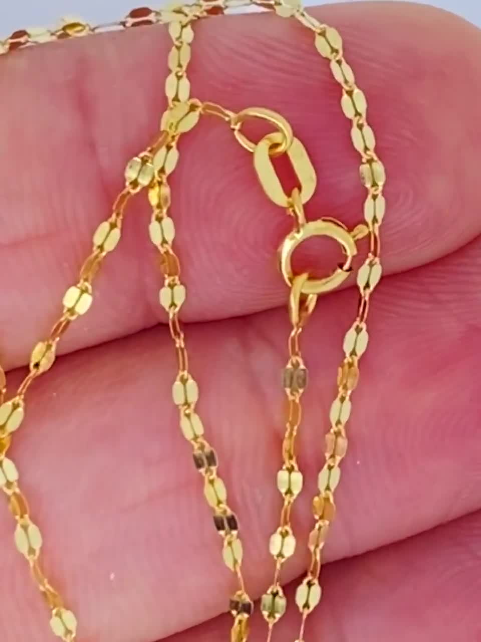 Collana catena oro - Gioielli - Collane - di Shess20 | su MissHobby