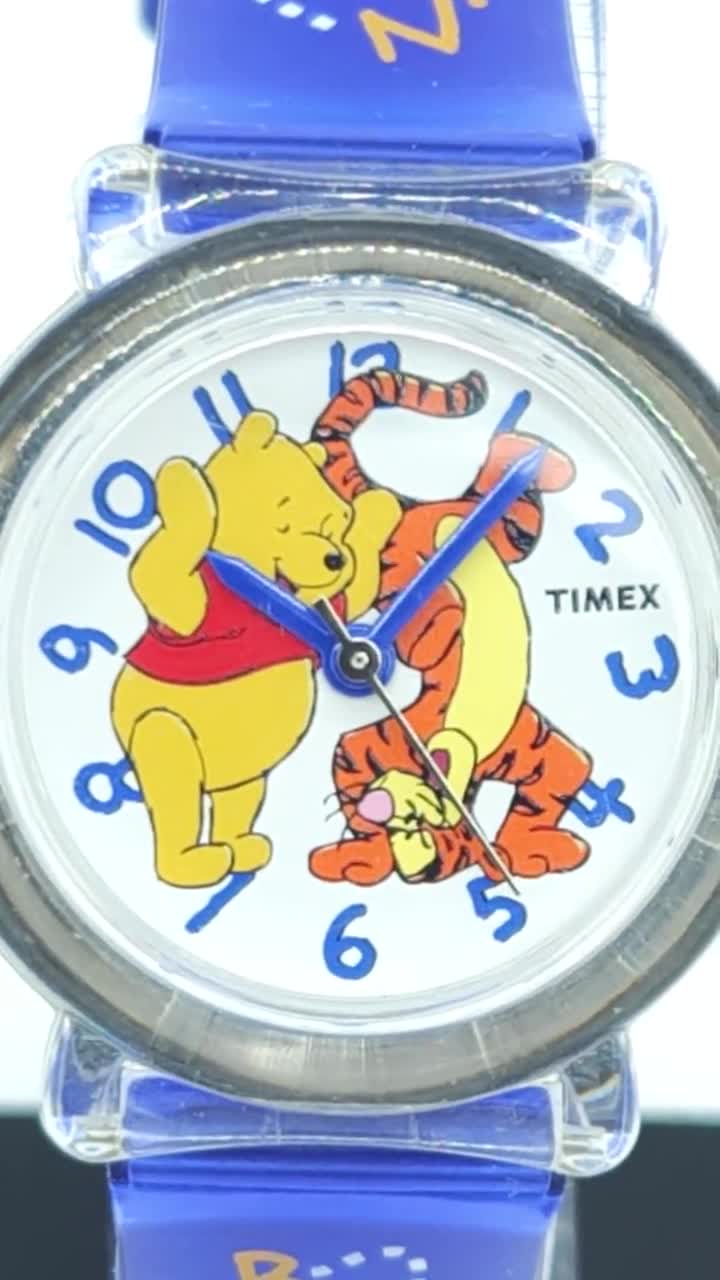 タイメックス リワインド キッズ くまのプーさん ティガー ブルー