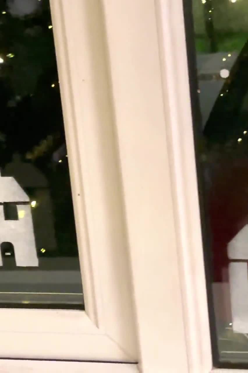 Weihnachtsfensterdekoration Weihnachtshäuser Festliches Fenster  Wiederverwendbare Schneespray-Schablone Festliche Fenster-Schnee-Szene  erstellen 11030 -  Schweiz