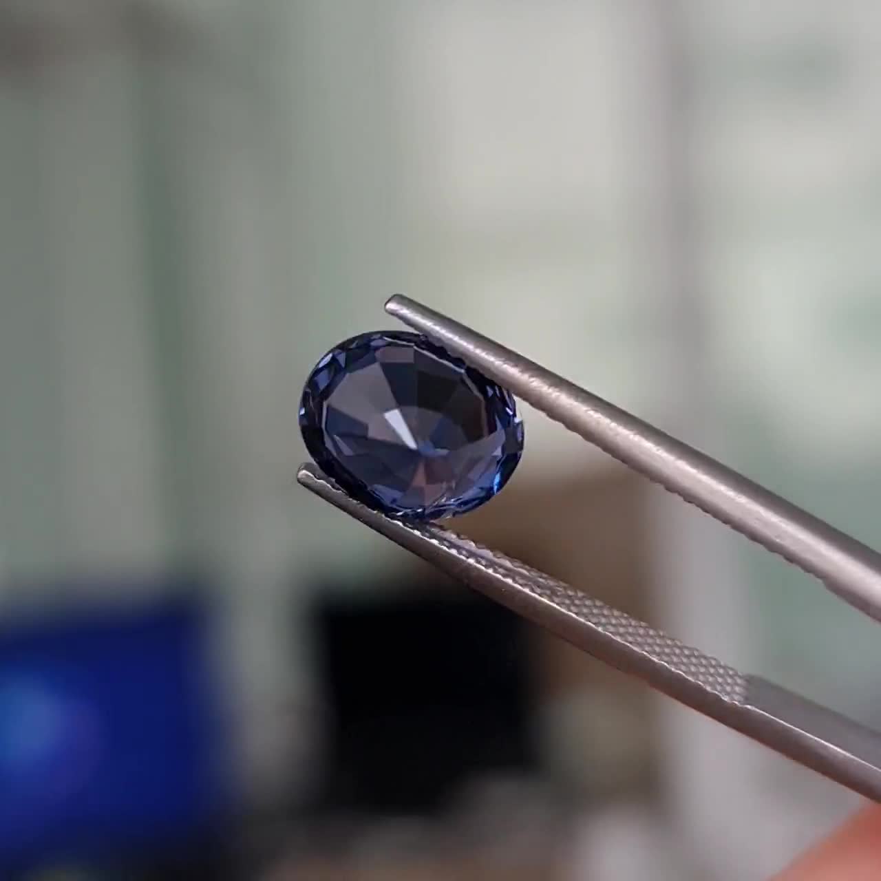 Natural Blue Spinel, 3.04ct. Deep Blue Spinel. No Treatment