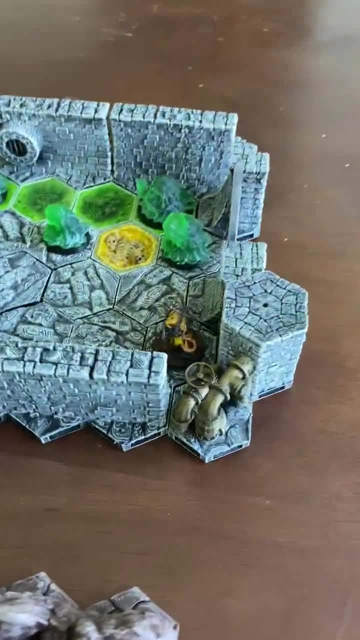 Lot D'accessoires Pour Jeux De Plateau (Zombicide, Gloomhaven) - Portes, Murs, Coffres