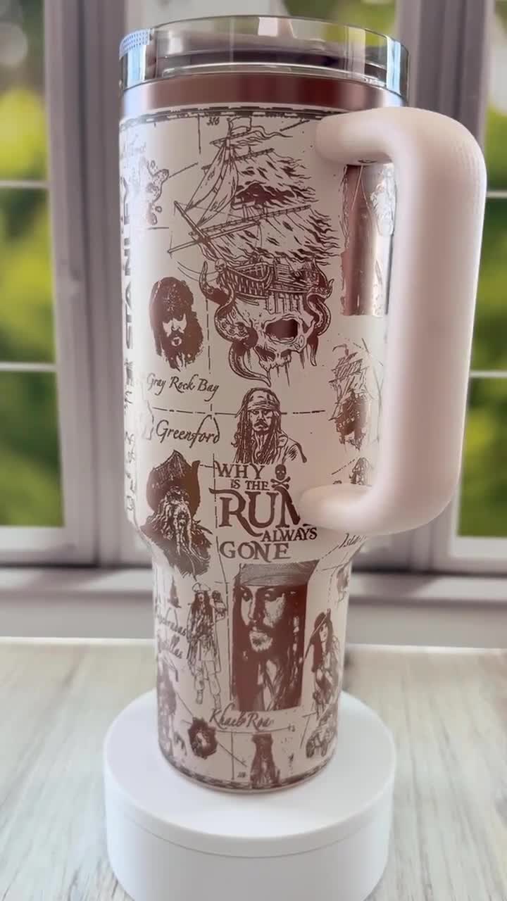 Stanley | Disney | Pirates | Caribbean | Custom | Laser Engraved