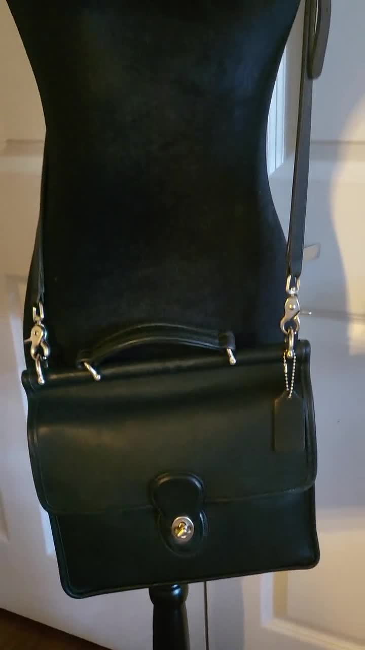 Vintage Coach Willis Bag in Black 9927 - Etsy