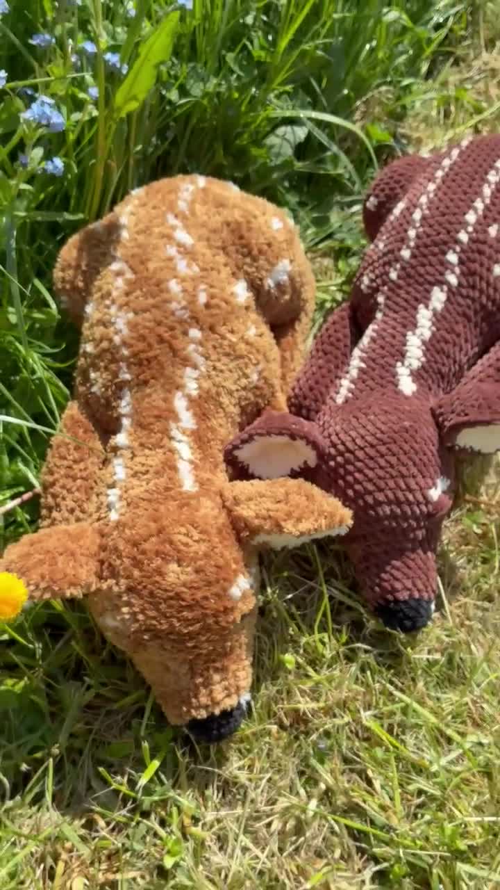 Ostara, the Sleepy Fawn Plushie Crochet Pattern - Etsy