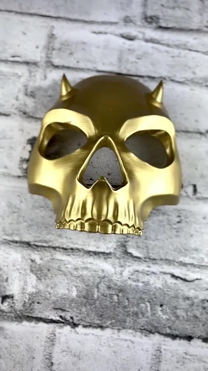 Ghost Gilded Reaper Bone Chiller Golden Skull Mask MW2 - WARZONE 3D model  3D printable