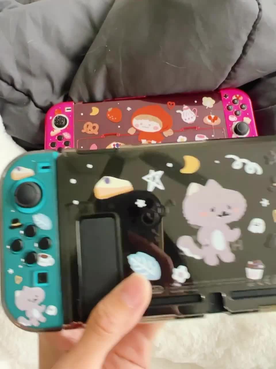 STARRY FOREST Little Red Riding Hood and Wolf Case for Nintendo