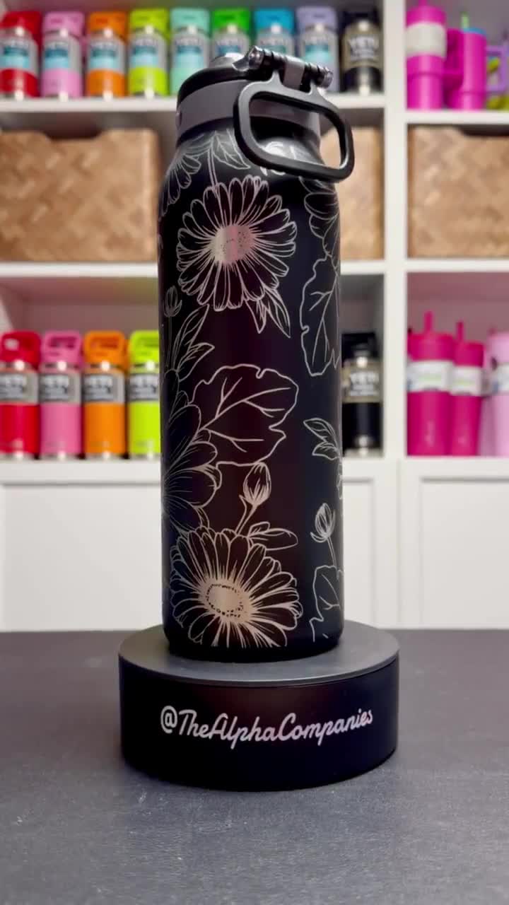 Botella de agua Ello Pop \u0026 Fill de 32 oz con grabado personalizado, image size:720x1280