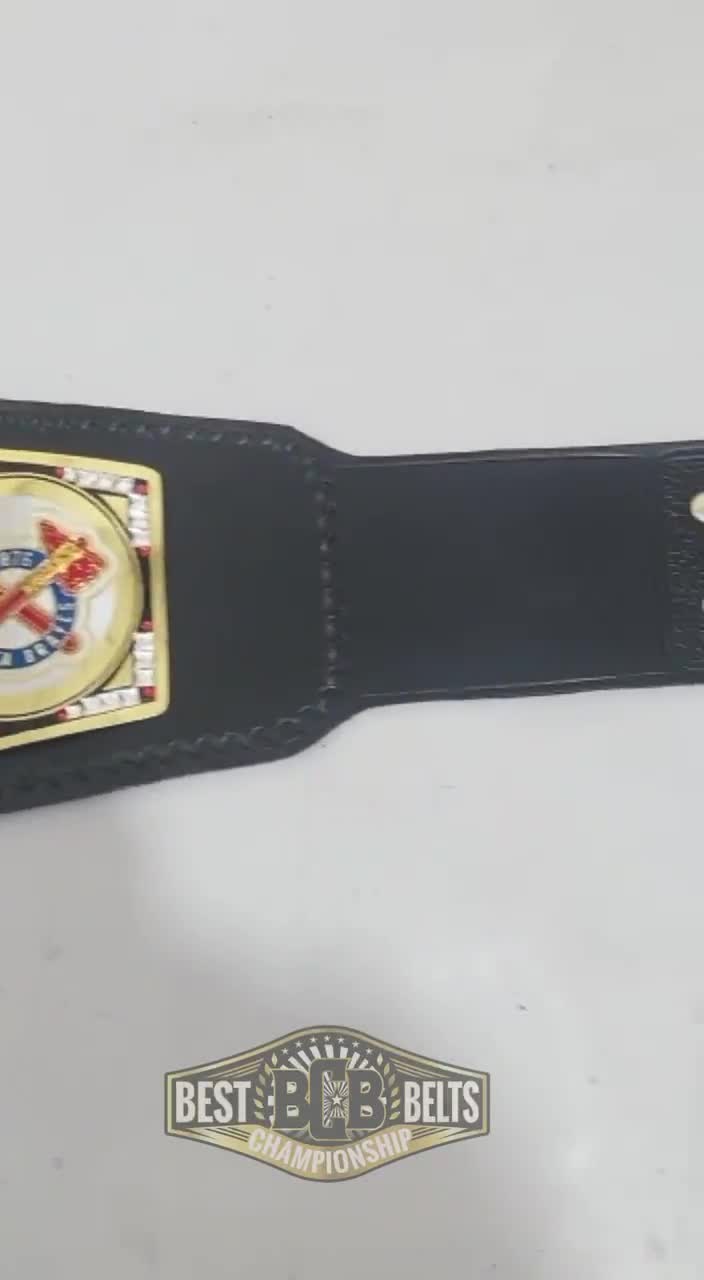 Atlanta Braves WWE 2021 MLB World Series Champions Mini Title Belt