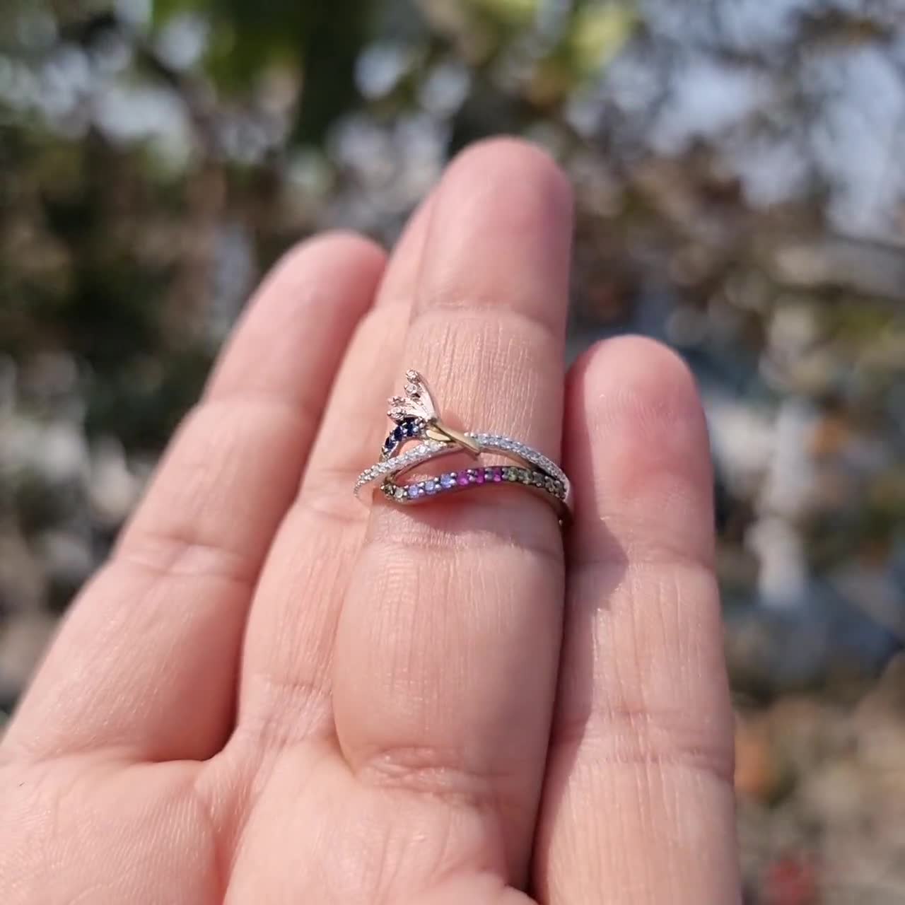 diamond ring descendants mal ring