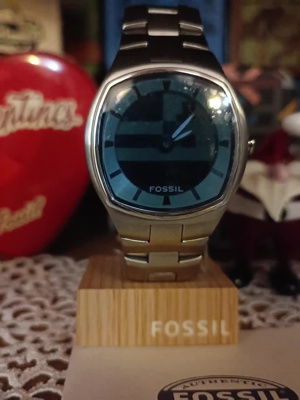Fossil Big Tic VINTAGE New with films! Very rare collector's  item!!!Vintage, unisex, very rare, beautiful, perfect (A+)