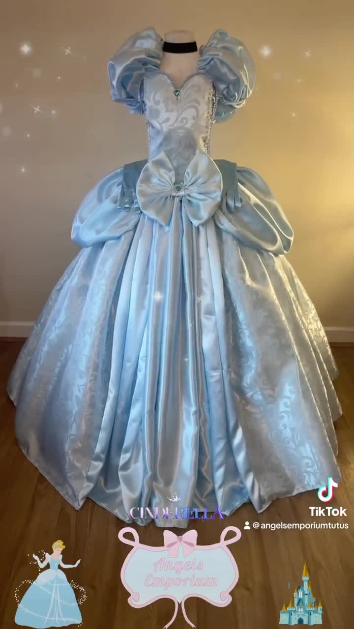 open lace back dress Girl Cinderella Ball Gown Party Dress ELLY – ieie